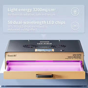Qianli UVX24 16 inch Powerful Integrated UV Curing Lamp Box, Plug:US Plug