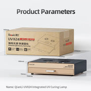 Qianli UVX24 16 inch Powerful Integrated UV Curing Lamp Box, Plug:US Plug