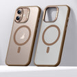 For iPhone 16 Plus SULADA Light Sand MagSafe Magnetic PC Hybrid TPU Phone Case(Gold) - free shipping - PMC Jewellery - Order now!