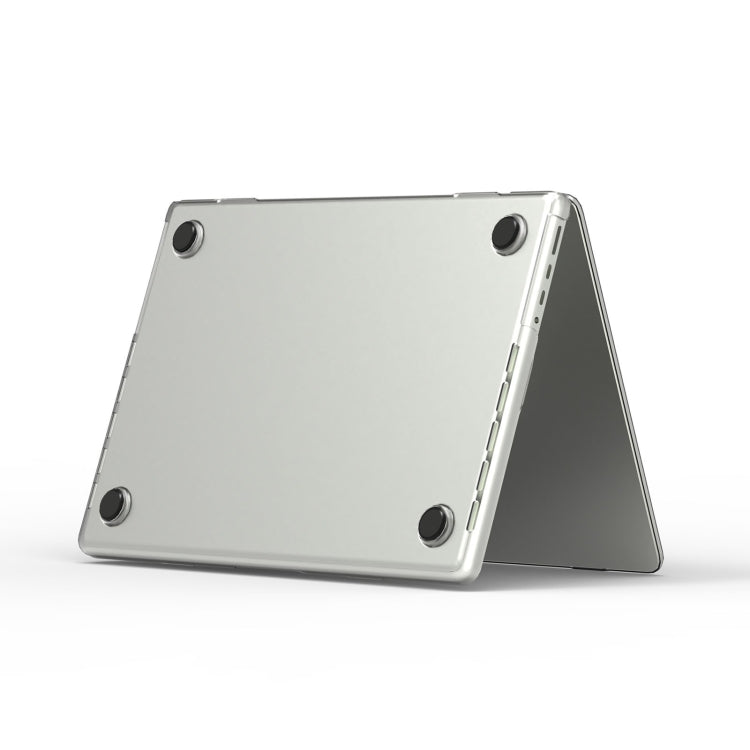 For MacBook Pro 14.2 inch 2024 Crystalline Matte Hardshell Laptop Protective Case(Transparent)