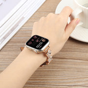 For Apple Watch 46mm / 49mm / 45mm / 44mm Microfiber Leather Diamond Slim Watch Band(Grey)