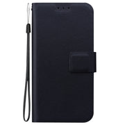 For iPhone 16e Ultra-thin Voltage Magnetic Buckle Leather Phone Case(Black)