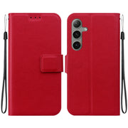 For Samsung Galaxy S25+ 5G Ultra-thin Voltage Magnetic Buckle Leather Phone Case(Red)