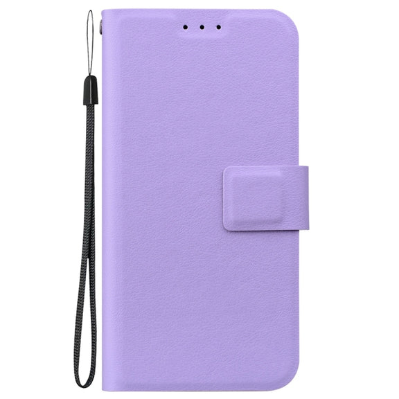 For Samsung Galaxy S25+ 5G Ultra-thin Voltage Magnetic Buckle Leather Phone Case(Purple)