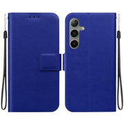 For Samsung Galaxy S25+ 5G Ultra-thin Voltage Magnetic Buckle Leather Phone Case(Blue)