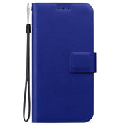 For Samsung Galaxy S25+ 5G Ultra-thin Voltage Magnetic Buckle Leather Phone Case(Blue)