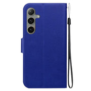 For Samsung Galaxy S25+ 5G Ultra-thin Voltage Magnetic Buckle Leather Phone Case(Blue)