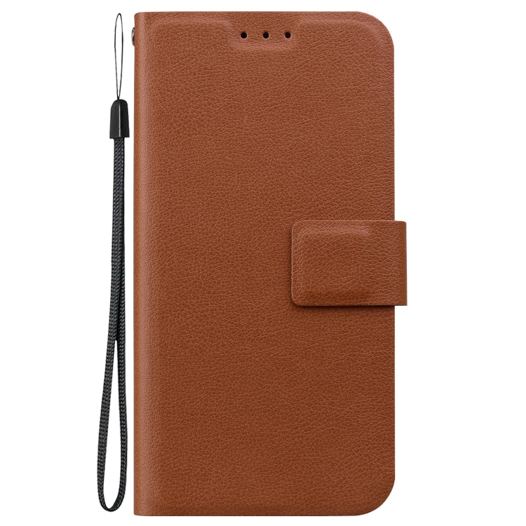For Samsung Galaxy S25 5G Ultra-thin Voltage Magnetic Buckle Leather Phone Case(Brown)