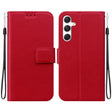 For Samsung Galaxy S25 5G Ultra-thin Voltage Magnetic Buckle Leather Phone Case(Red) - Galaxy S25 5G Cases by PMC TechLife | Online Shopping South Africa | PMC TechLife | Buy Now Pay Later Mobicred