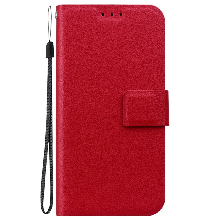 For Samsung Galaxy S25 5G Ultra-thin Voltage Magnetic Buckle Leather Phone Case(Red)