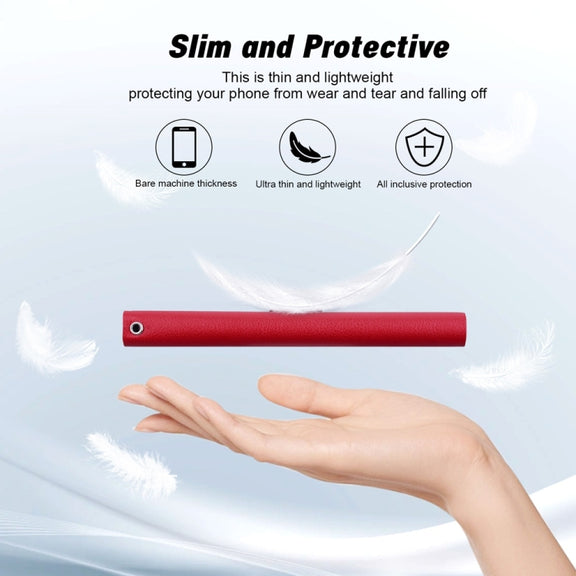 For Samsung Galaxy S25 5G Ultra-thin Voltage Magnetic Buckle Leather Phone Case(Red)