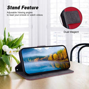 For Samsung Galaxy S25 5G Ultra-thin Voltage Magnetic Buckle Leather Phone Case(Red)