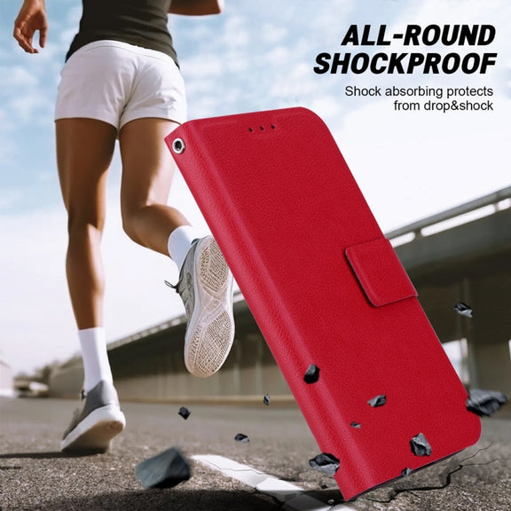 For Samsung Galaxy S25 5G Ultra-thin Voltage Magnetic Buckle Leather Phone Case(Red)