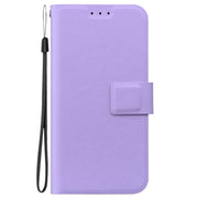 For Samsung Galaxy S25 5G Ultra-thin Voltage Magnetic Buckle Leather Phone Case(Purple)
