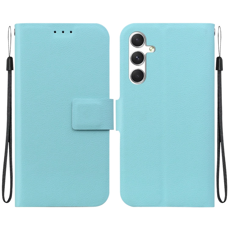For Samsung Galaxy S25 5G Ultra-thin Voltage Magnetic Buckle Leather Phone Case(Green)