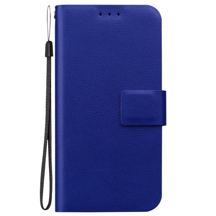 For Samsung Galaxy S25 5G Ultra-thin Voltage Magnetic Buckle Leather Phone Case(Blue)