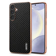 For Samsung Galaxy S25 5G AZNS Electroplated Edge Carbon Fiber Texture Phone Case(Black) - Galaxy S25 5G Cases by AZNS | Online Shopping South Africa | PMC Jewellery | Buy Now Pay Later Mobicred