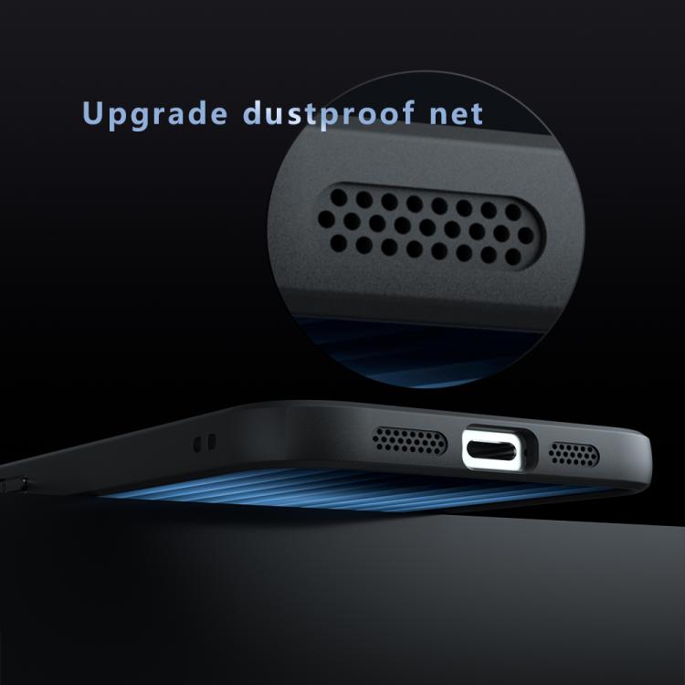 For iPhone 16e Armor MagSafe Precise Hole PC Hybrid TPU Phone Case(Frosted Black)