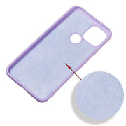 For Google Pixel 5 Pure Color Liquid Silicone Shockproof Full Coverage Case(Purple)