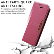For iPhone 16 GQUTROBE G01 RFID Anti-theft Leather Phone Case(Red)
