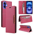 For iPhone 16 Plus GQUTROBE G01 RFID Anti-theft Leather Phone Case(Red) - iPhone 16 Plus Cases by GQUTROBE | Online Shopping South Africa | PMC Jewellery | Buy Now Pay Later Mobicred