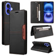 For iPhone 16 Plus GQUTROBE G01 RFID Anti-theft Leather Phone Case(Black) - iPhone 16 Plus Cases by GQUTROBE | Online Shopping South Africa | PMC Jewellery | Buy Now Pay Later Mobicred