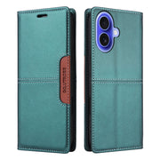 For iPhone 16 Plus GQUTROBE G01 RFID Anti-theft Leather Phone Case(Green)