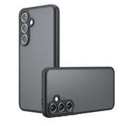 For Samsung Galaxy S25 5G Armor Precise Hole PC Hybrid TPU Phone Case(Transparent)
