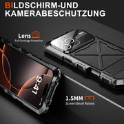 For iPhone 16 Pro Max R-JUST Life Water-resistant Dustproof Shockproof Phone Case(Black)