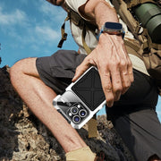 For iPhone 16 Pro Max R-JUST Life Water-resistant Dustproof Shockproof Phone Case(Silver)