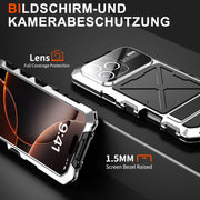 For iPhone 16 Pro Max R-JUST Life Water-resistant Dustproof Shockproof Phone Case(Silver)