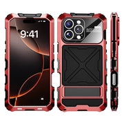 For iPhone 16 Pro R-JUST Life Water-resistant Dustproof Shockproof Phone Case(Red)