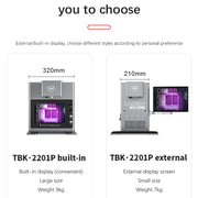 TBK 2203 Smart Infrared Laser Thermostatic Welding Machine with HD Camera, Plug:AU Plug(Built-in LCD)