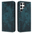 For Samsung Galaxy S25 Ultra 5G Retro Elephant Embossed Leather Phone Case(Green) - Galaxy S25 Ultra 5G Cases by PMC Jewellery | Online Shopping South Africa | PMC Jewellery | Buy Now Pay Later Mobicred