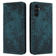 For Samsung Galaxy S25+ 5G Retro Elephant Embossed Leather Phone Case(Green) - Galaxy S25+ 5G Cases by PMC Jewellery | Online Shopping South Africa | PMC Jewellery | Buy Now Pay Later Mobicred