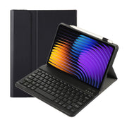 For Xiaomi Pad 7 / 7 Pro 11.2 inch A0N13 Ultra-thin Detachable Bluetooth Keyboard Leather Tablet Case(Black)
