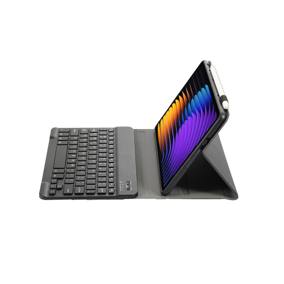 For Xiaomi Pad 7 / 7 Pro 11.2 inch A0N13 Ultra-thin Detachable Bluetooth Keyboard Leather Tablet Case(Black)