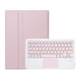 For Xiaomi Pad 7 / 7 Pro 11.2 inch A0N13-A Ultra-thin Detachable Bluetooth Keyboard Leather Tablet Case with Touchpad(Pink White) - Others Keyboard by PMC Jewellery | Online Shopping South Africa | PMC Jewellery | Buy Now Pay Later Mobicred