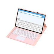 For Xiaomi Pad 6 Max 14 A0N8-A Ultra-thin Detachable Bluetooth Keyboard Leather Tablet Case with Touchpad(Pink White)