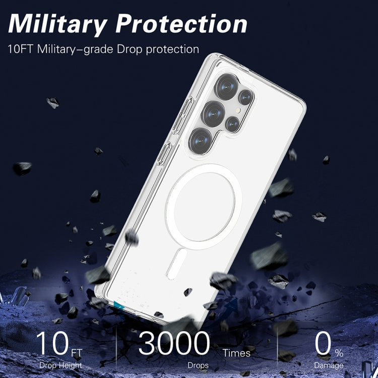 For Samsung Galaxy S25 Ultra 5G Terminator MagSafe Magnetic Phone Case(Transparent)