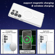 For Samsung Galaxy S25 Ultra 5G Terminator MagSafe Magnetic Phone Case(Transparent)