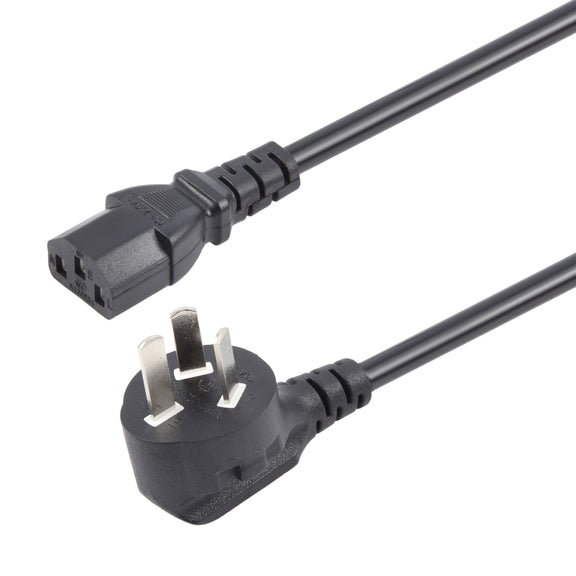 AU Plug Computer PC Power Cord 3 Pin Cable, Length:3m(Black)