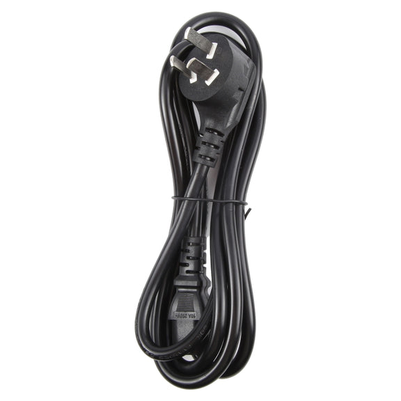 AU Plug Computer PC Power Cord 3 Pin Cable, Length:5m(Black)