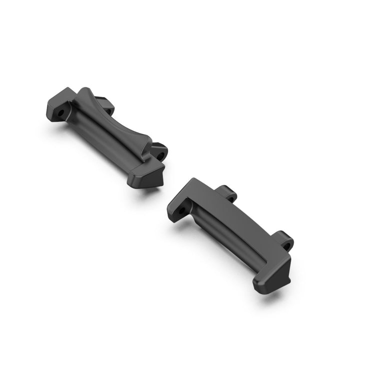 For Amazfit T-Rex 3 1 Pair Metal Head Adapter Watch Band Connector With Removal Tool(Black)