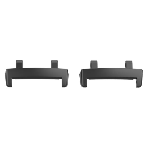 For Amazfit T-Rex 3 1 Pair Metal Head Adapter Watch Band Connector With Removal Tool(Black)