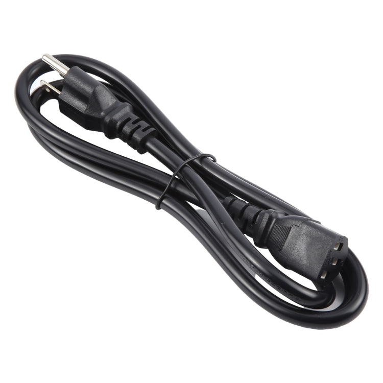 US Plug Computer PC Power Cord 3 Pin Cable, Length:5m(Black)
