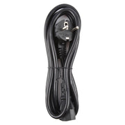 EU Plug Computer PC Power Cord 3 Pin Cable, Length:5m(Black)