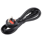 Big UK Plug Computer PC Power Cord 3 Pin Cable, Length:3m(Black)