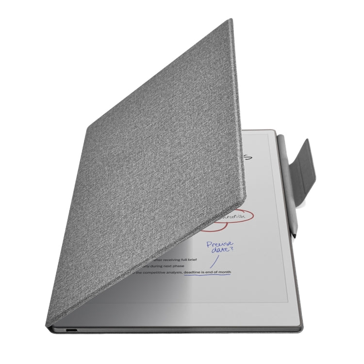 For reMarkable Paper Pro 2024 11.8 inch Imitation Original Smart Leather Tablet Case(Grey)