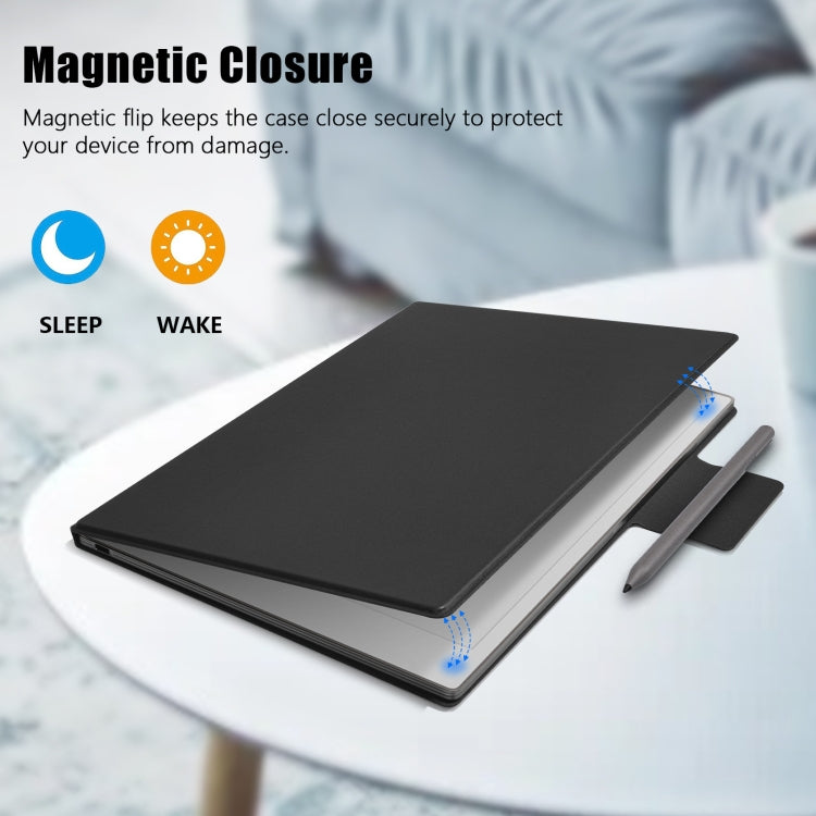 For reMarkable Paper Pro 2024 11.8 inch Imitation Original Smart Leather Tablet Case(Black)